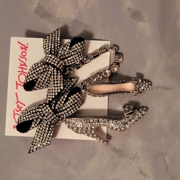 Betsey Johnson heel 👠 bow mixed - Picture 2 of 4